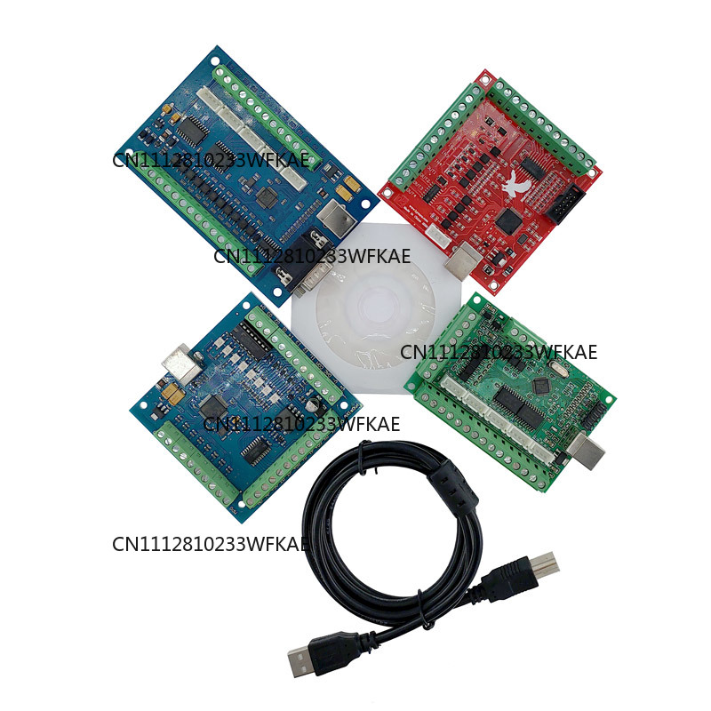 1 قطعة لوحة واجهة التحكم CNC U - مراجعة 5 Axis Cnc Breakout Board Interface Mach3 وسعره