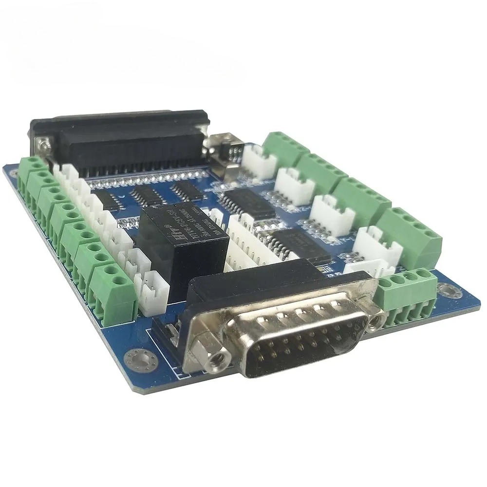 لوحة تحكم Mach3 ذات 5 محاور لم - مراجعة 5 Axis Cnc Breakout Board Interface Mach3 وسعره