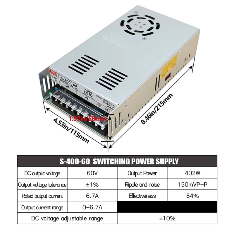 طقم محرك ستيبر مغلق الدائرة رب - مراجعة Hybrid Servo Driver Nema 34 8.5Nm وسعره