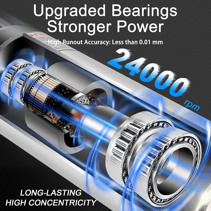 2.2KW 1.5KW CNC المغزل المحرك  - مراجعة Er20 Collet Chuck Spindle Motor 220V وسعره