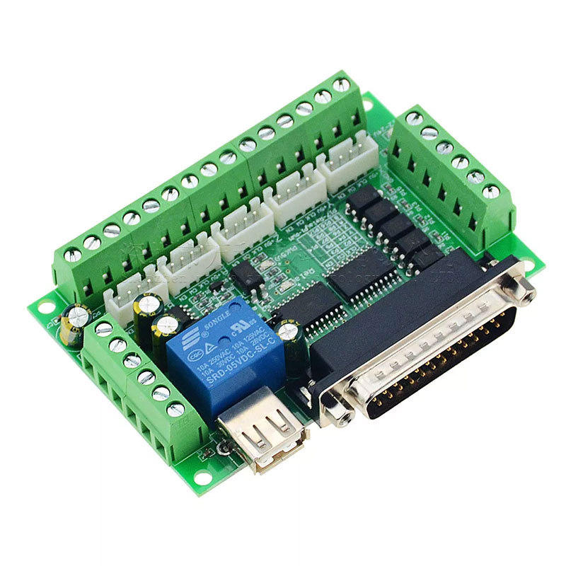 5 محور CNC LCD مهايئ لشاشة لوح - مراجعة 5 Axis Cnc Breakout Board Interface Mach3 وسعره