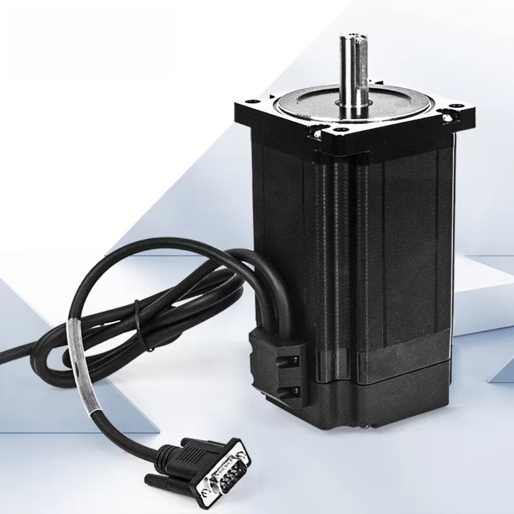 طقم سيرفو هجين بحلقة مغلقة من  - مراجعة Hybrid Servo Driver Nema 34 8.5Nm وسعره